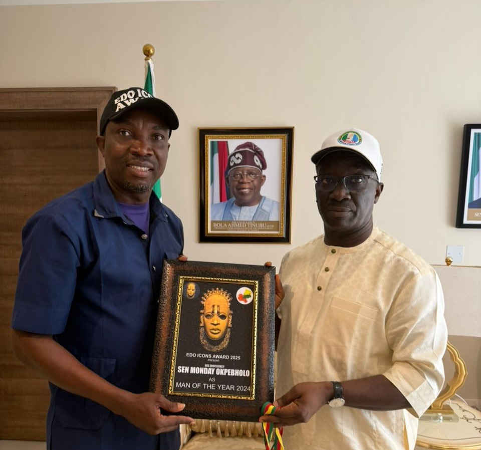 Edo State Governor Senator Monday Okpebholo Bag Edo Icon Award 2024 ...